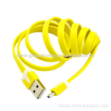 Cheap Price Flat Noodle Micro USB Cable, Charging and Data Transfer Sync, Easy to Use